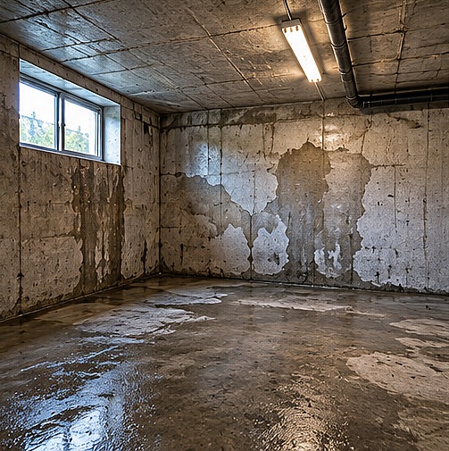 Basement before conversion